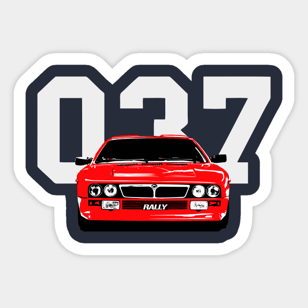 rally champion 1983 Sticker by retroracing